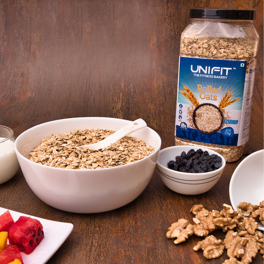 UNIFIT Rolled Oats: Wholesome Breakfast Choice for a Nutritious Start to Your Day.