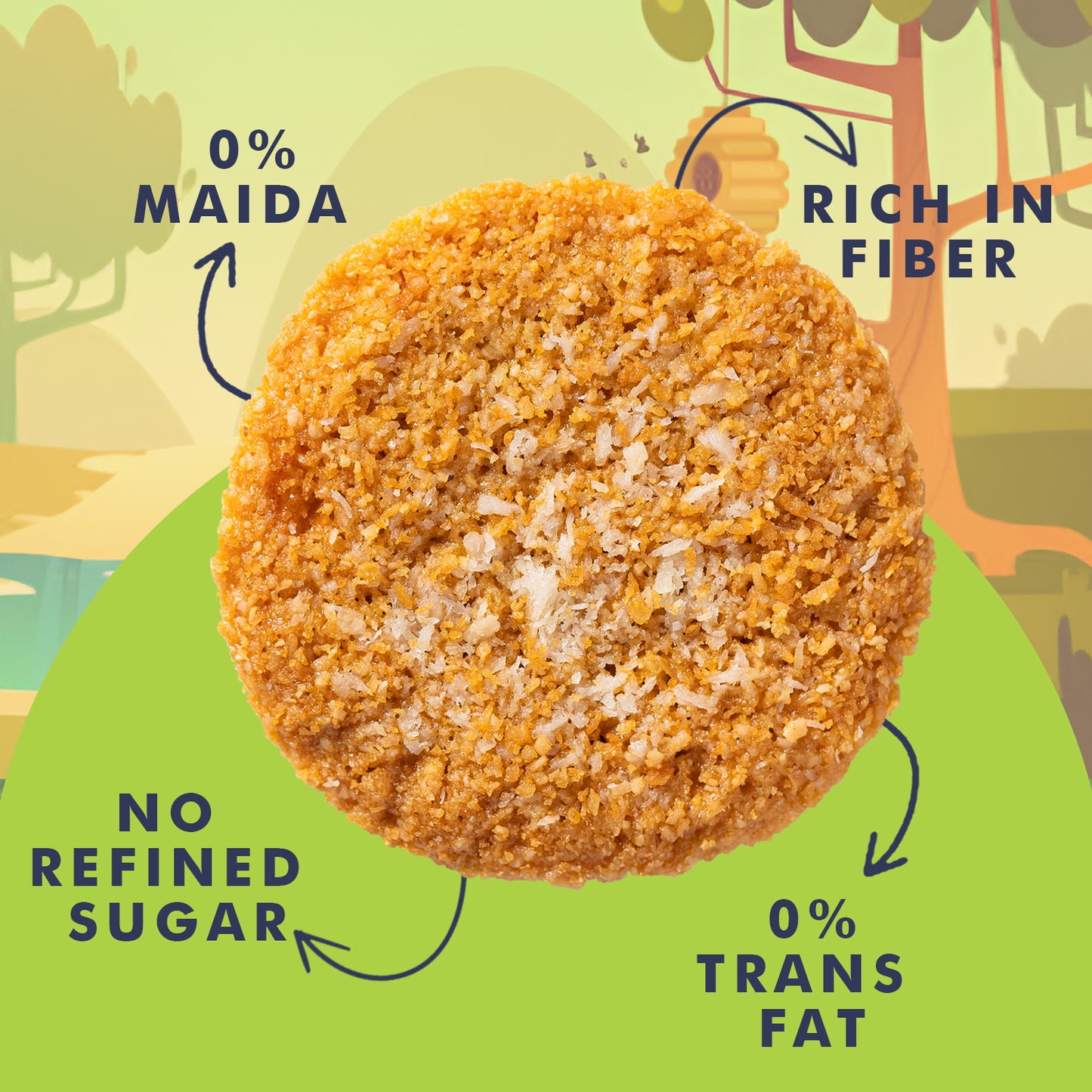 UNIFIT Oats Coconut Cookies 75g