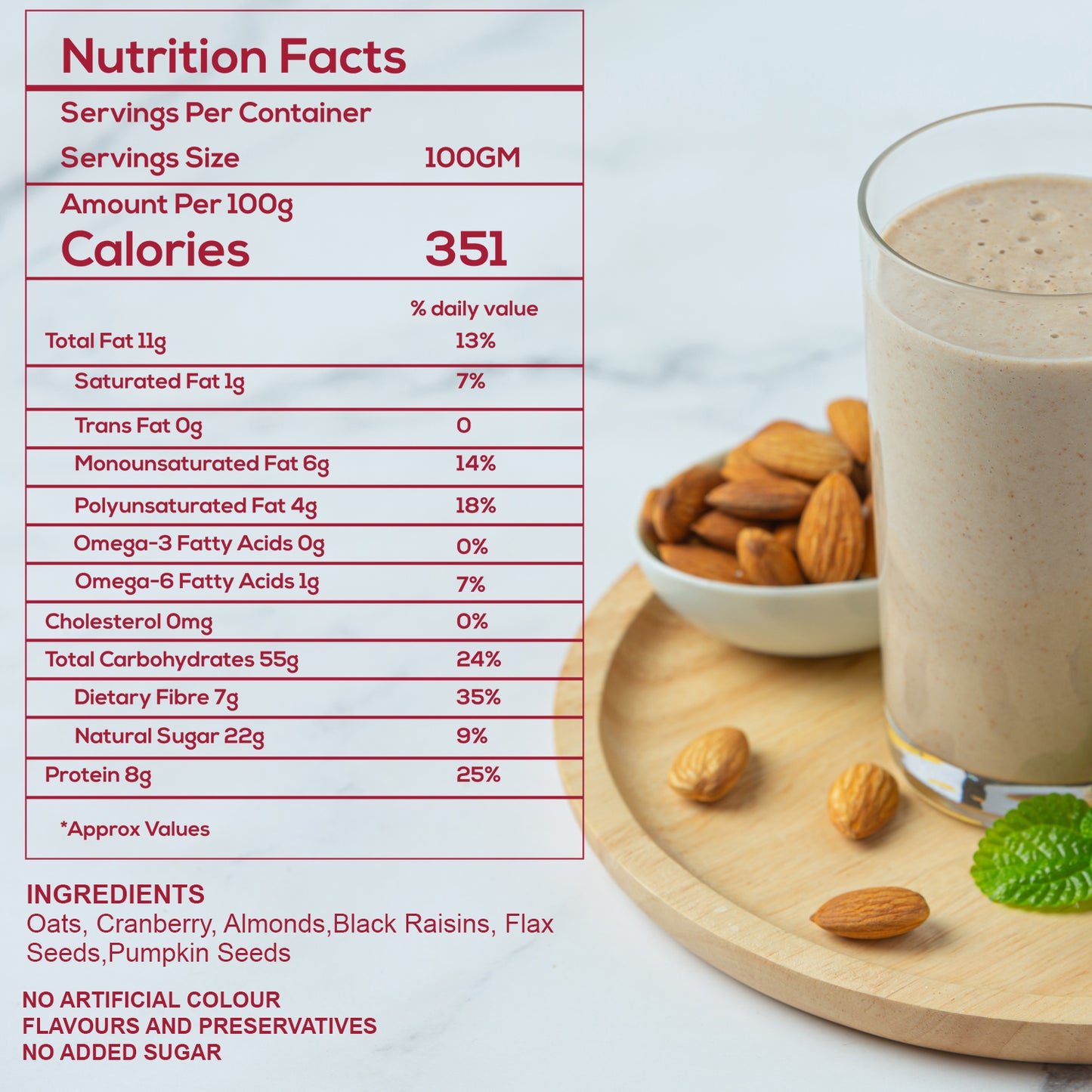 UNIFIT Cranberry Oats