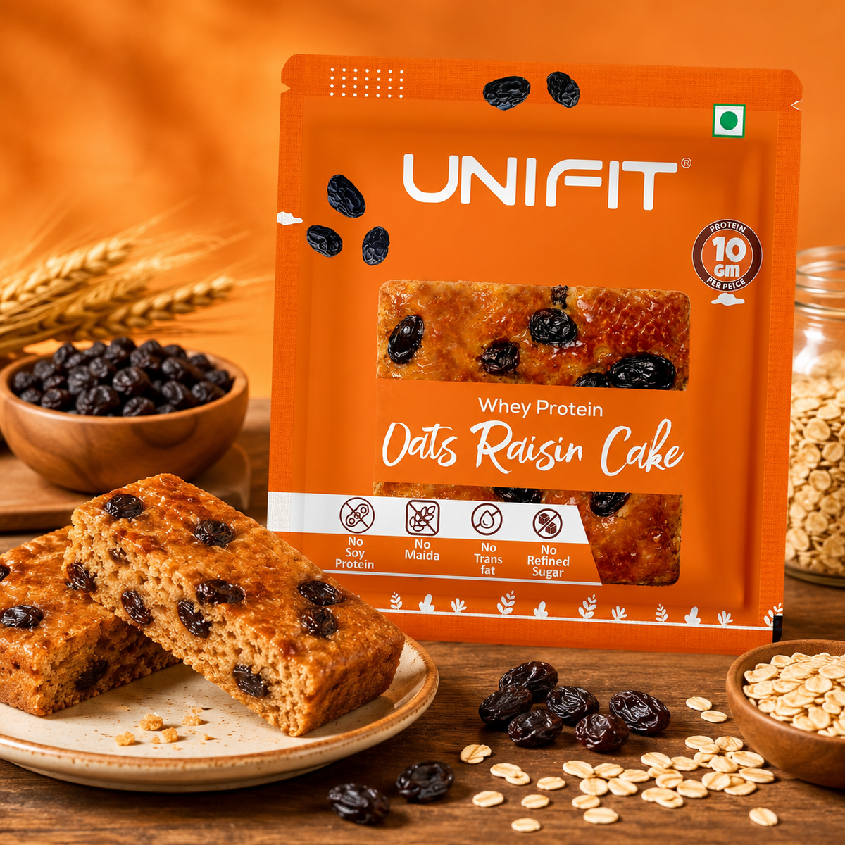Oats Raisin Cake 70g