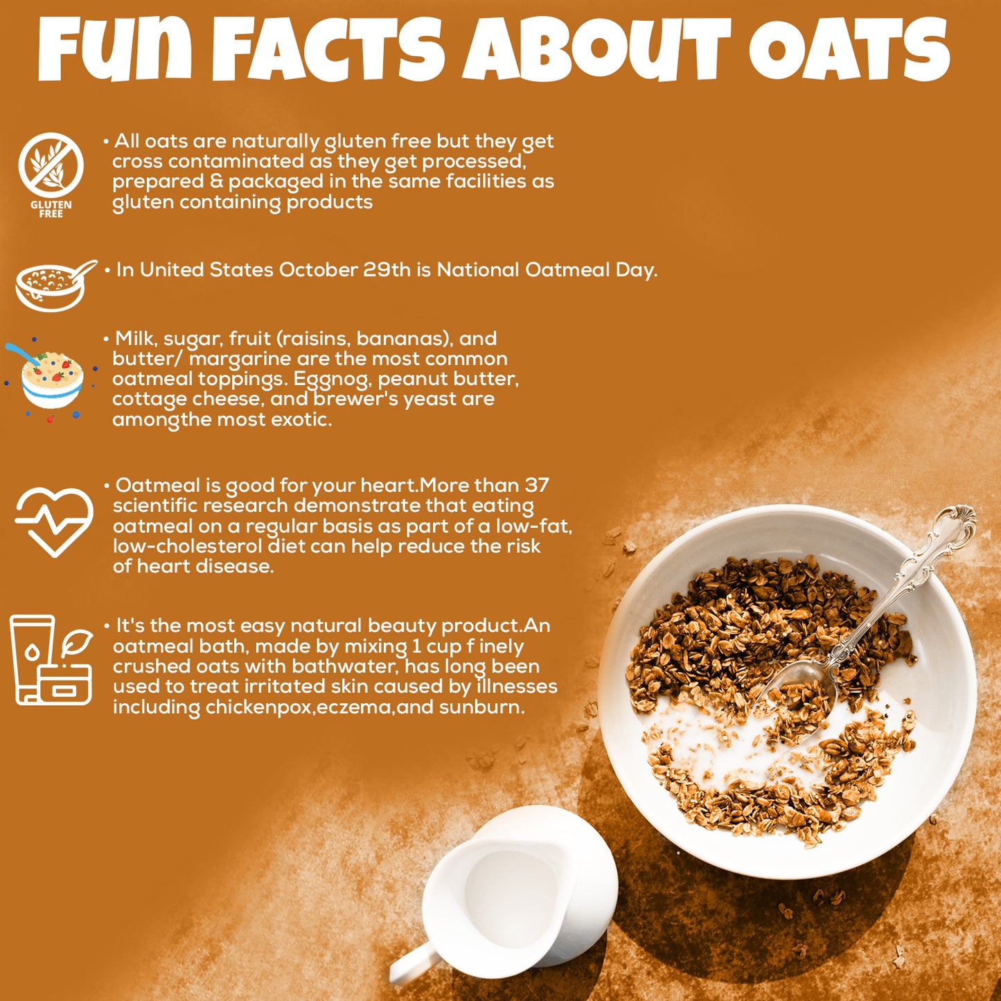 UNIFIT Honey Rolled Oats 400g