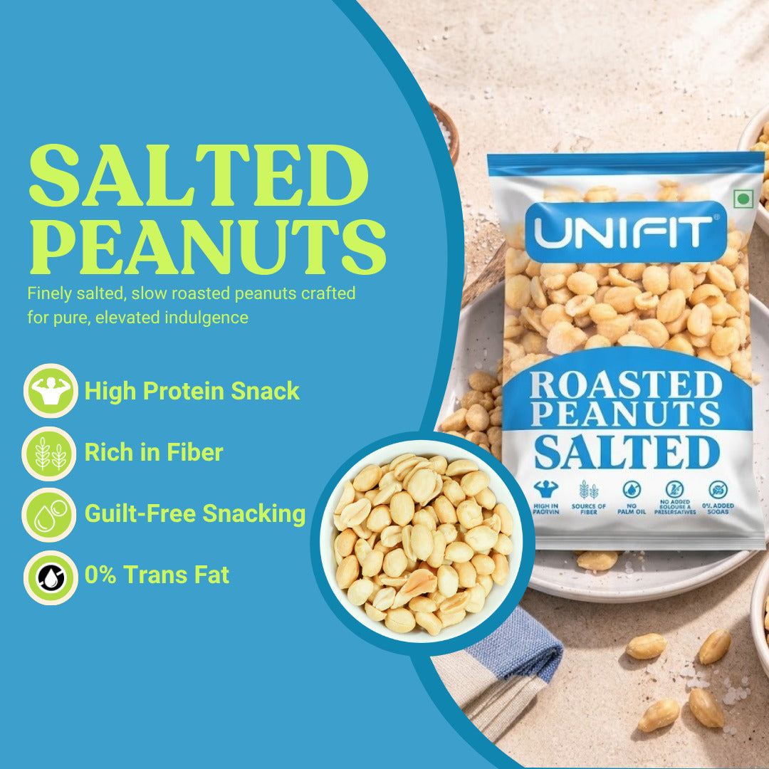 Roasted Peanuts - Salted 40g