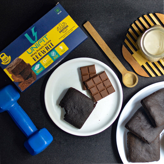 UNIFIT Chocolate Brownie Whey Protein isolate: Irresistible Indulgence