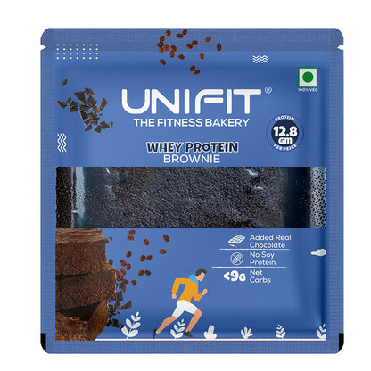 Unifit Whey Protein Brownie Pack of 1