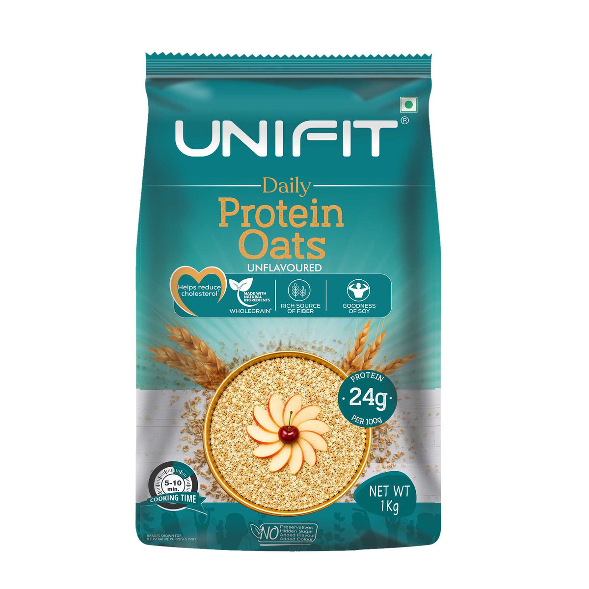 Daily Unflavoured Protein Oats - 1 Kg