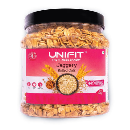 UNIFIT Jaggery Rolled Oats 400g