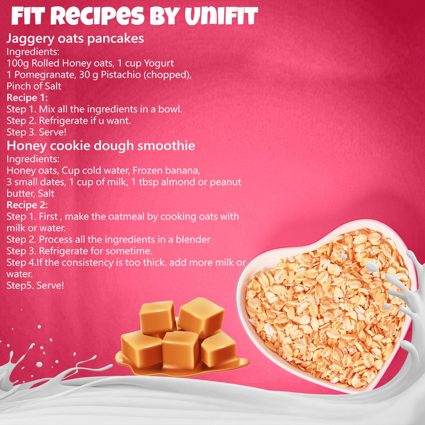 UNIFIT Jaggery Rolled Oats
