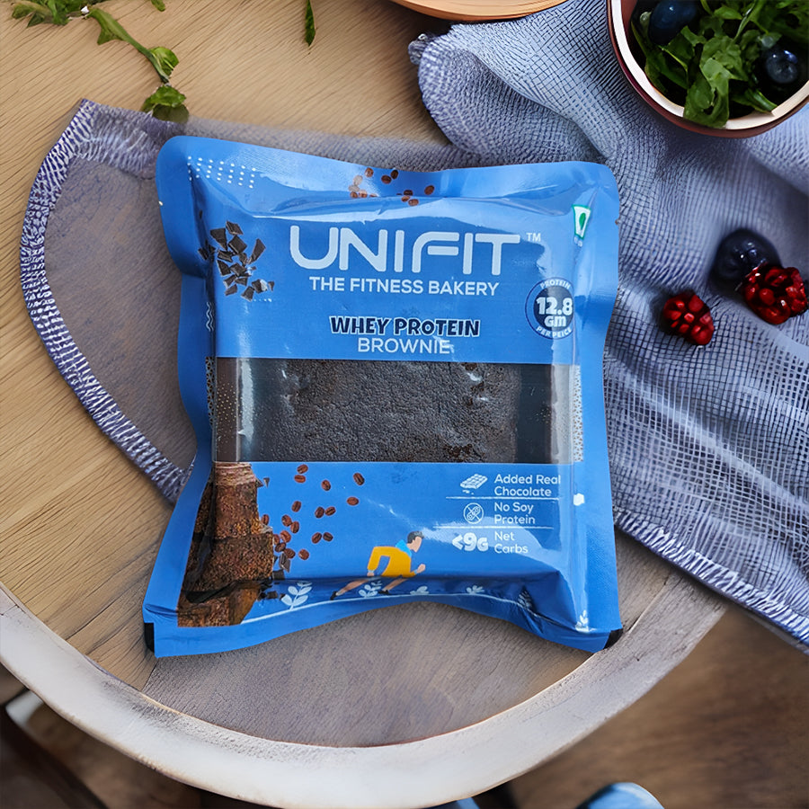 Unifit Whey Protein Brownie Pack of 1