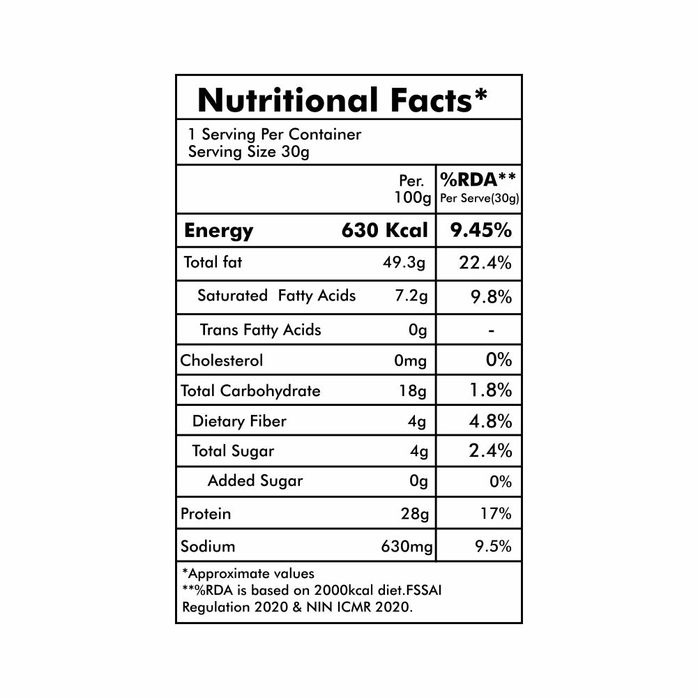 Roasted Peanuts - Salted 40g