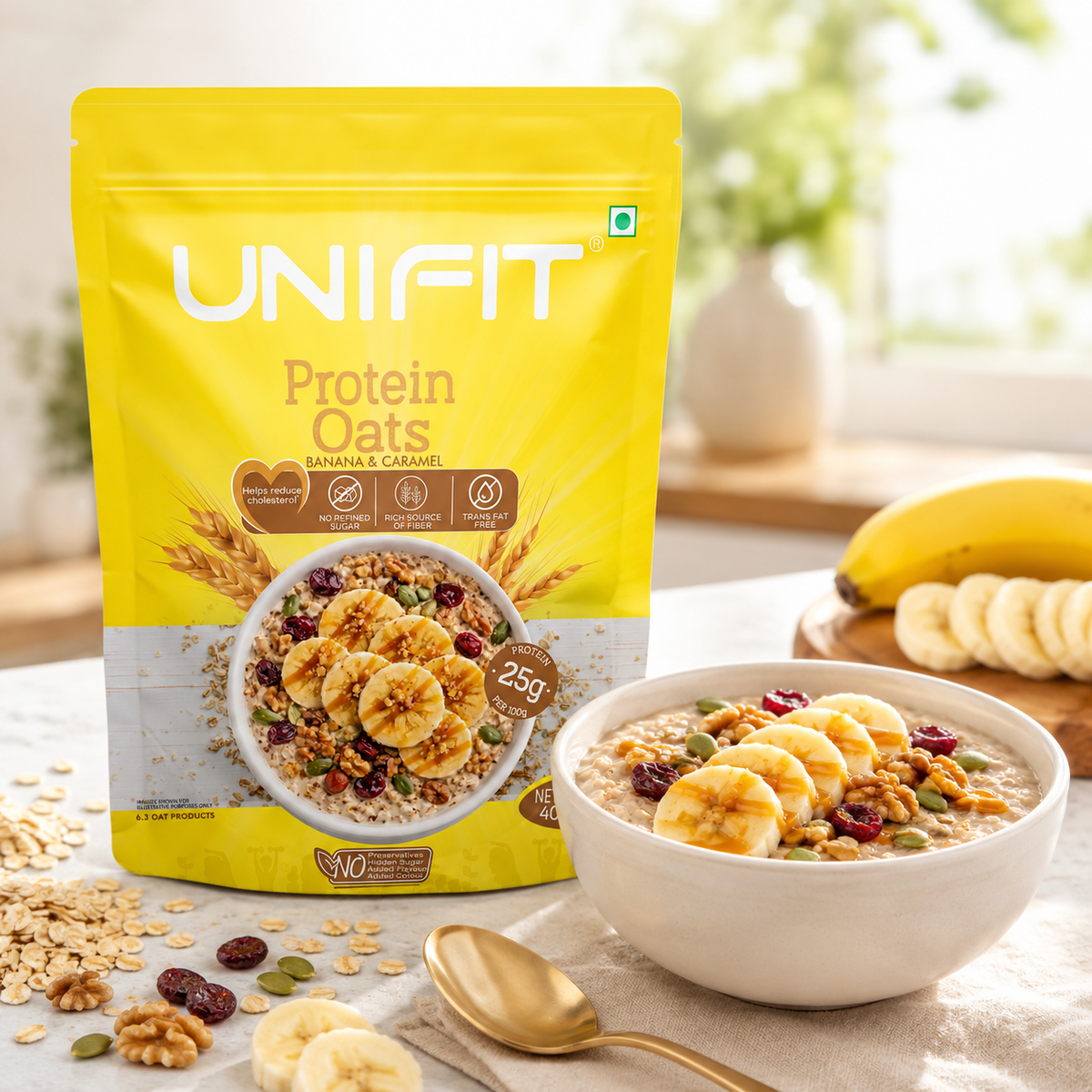 Protein Oats Banana Caramel 400g