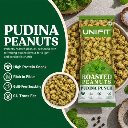Roasted Peanuts - Pudina 50g