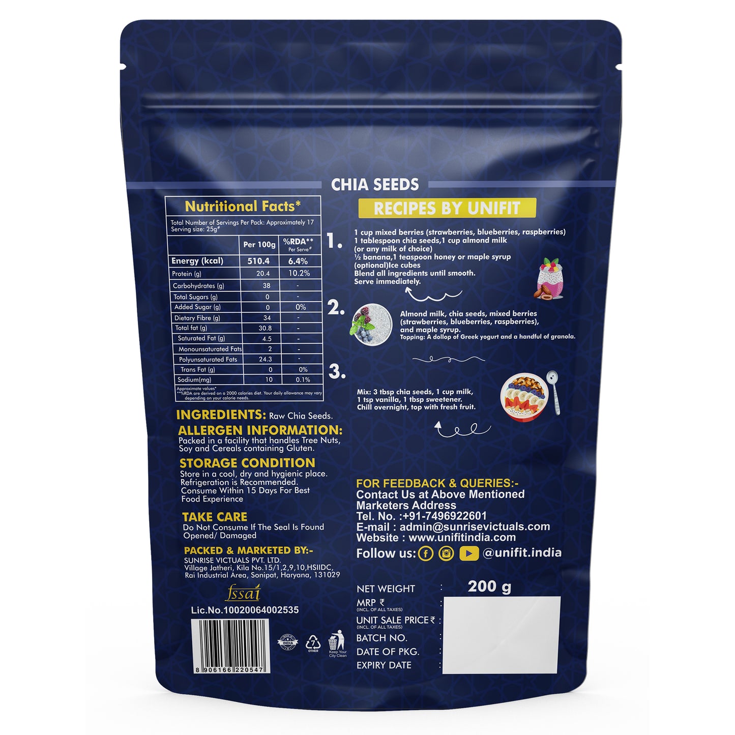 Chia Seeds 200g