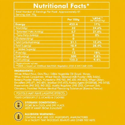 Banana Walnut Cake 70g