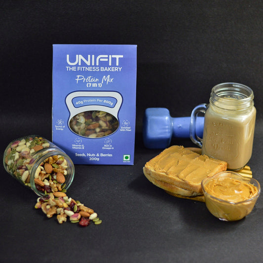 Unifit Protein Mix 7 in 1 Breakfast - Nuts, Seeds, Cranberry & Dry Fruits