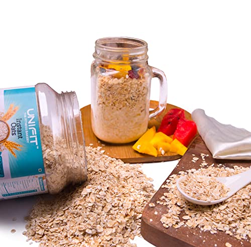 UNIFIT Instant Oats: Quick, Healthy Breakfast Option for Busy Mornings.