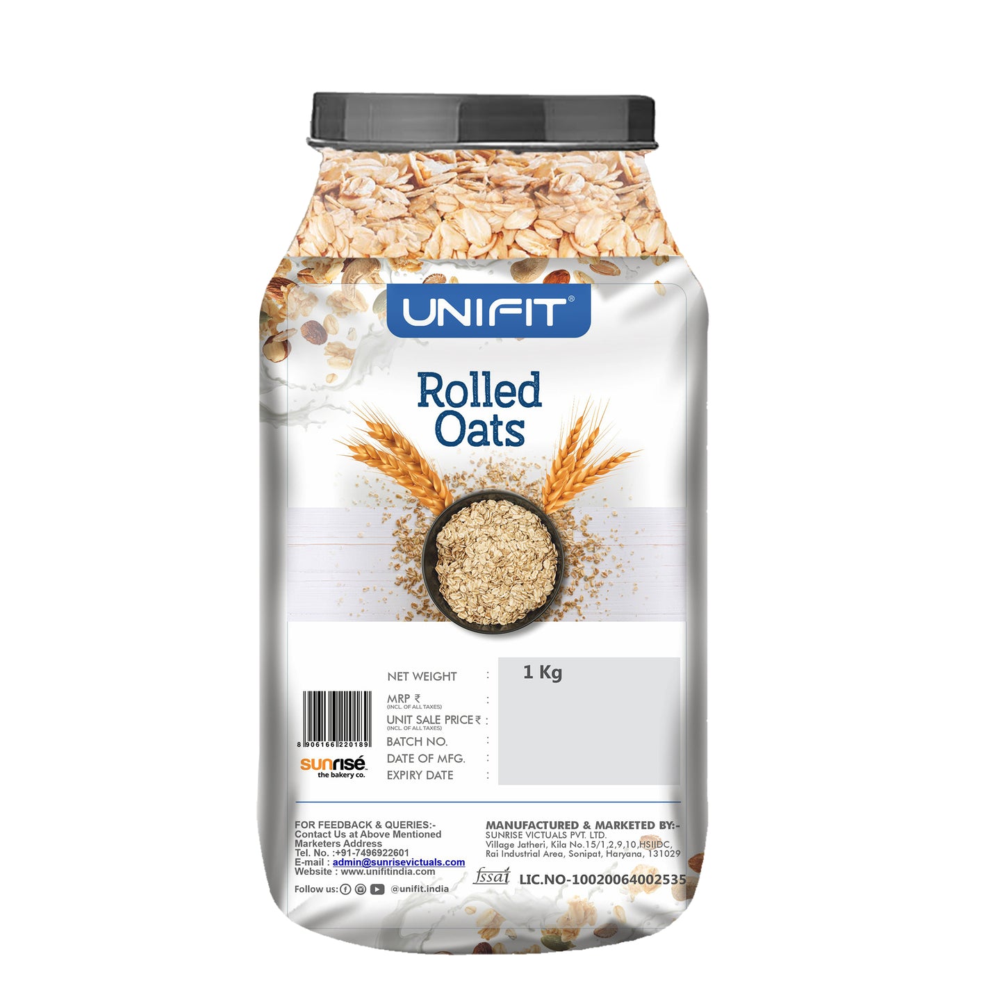 Rolled Oats 1kg