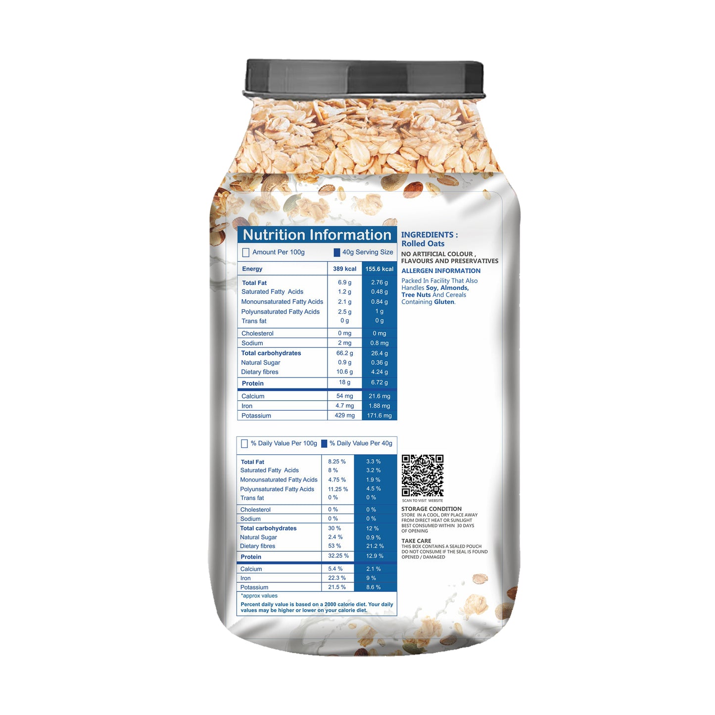 Rolled Oats 1kg