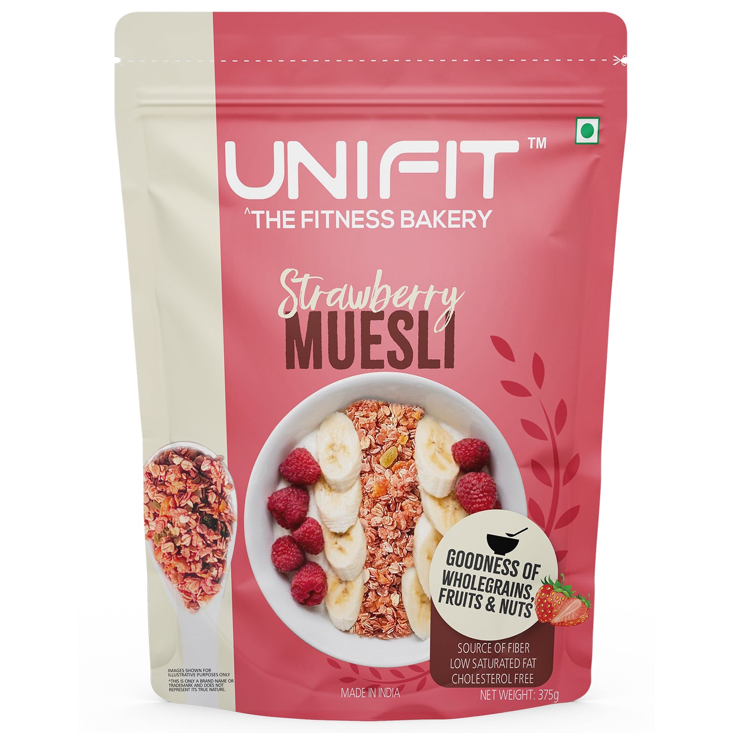 UNIFIT Strawberry Muesli 375g